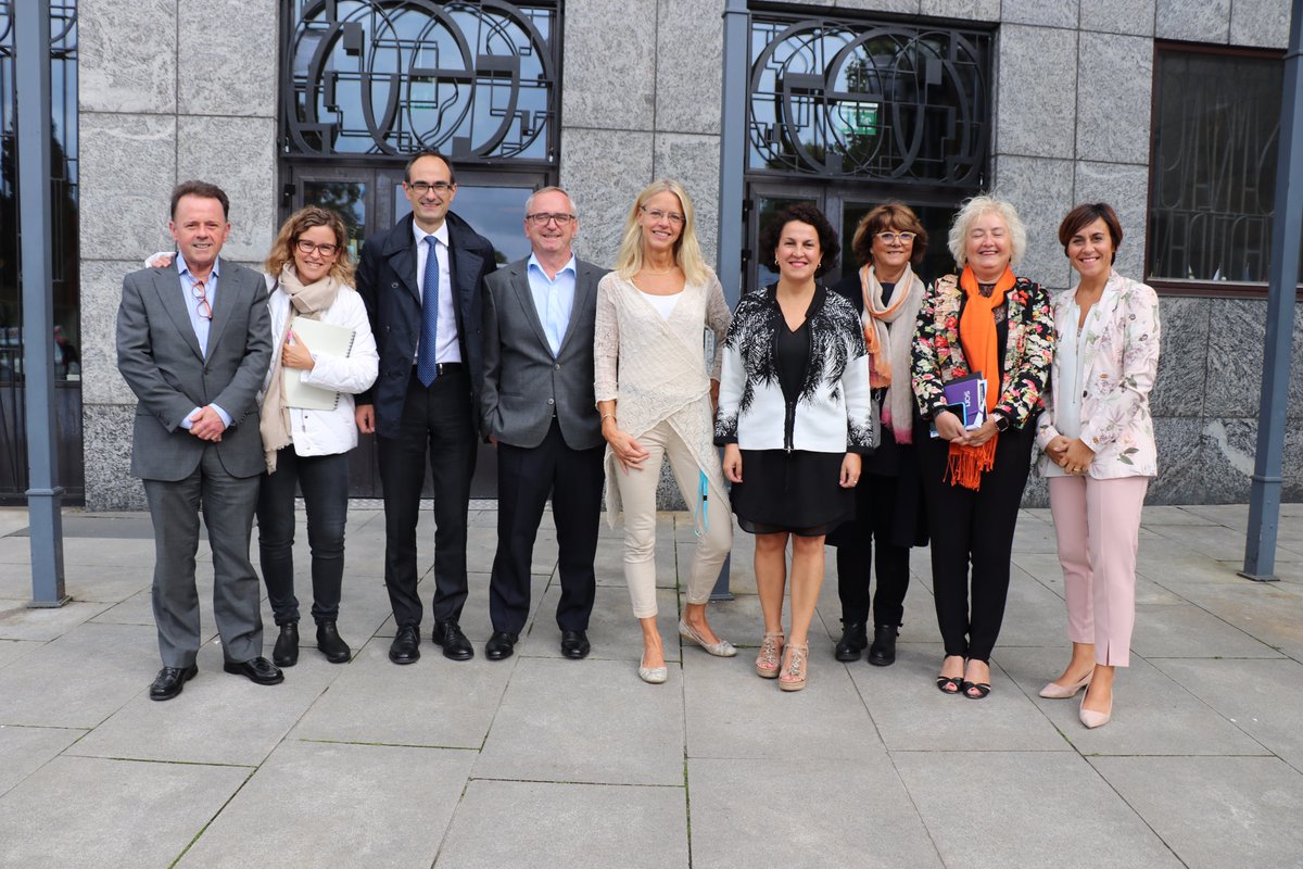 Delegación guipuzcoana en su visita a Suecia para conocer experiencias en el ámbito socio-sanitario y del envejecimiento
